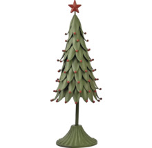 Dekoratívny kovový vianočný stromček s hviezdou