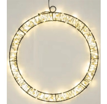 Dekoratívny LED osvetlený kruh na vianočné dekorácie