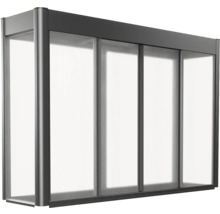 Zastrešenie s priehľadnými polykarbonátovými doskami