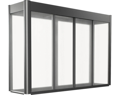 Zastrešenie s priehľadnými polykarbonátovými doskami