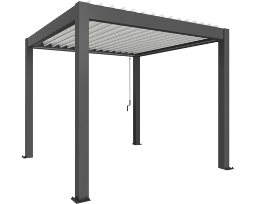 Voľne stojaca pergola s lamelovou strechou