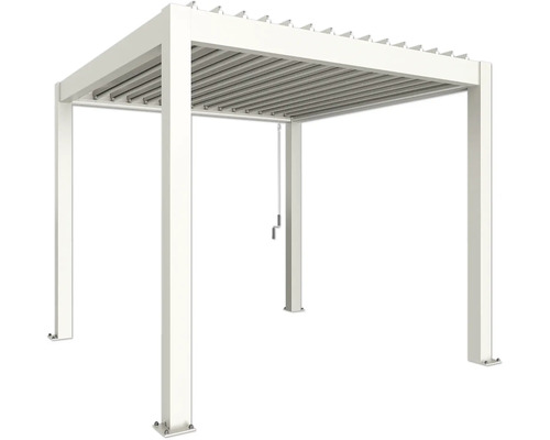 Voľne stojace zastrešenie terasy s lamelovou strechou