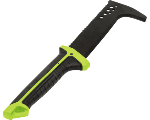 Ručná píla so zubami a plastovou rukoväťou