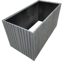 Obdĺžnikový drevený kvetináč do záhrady