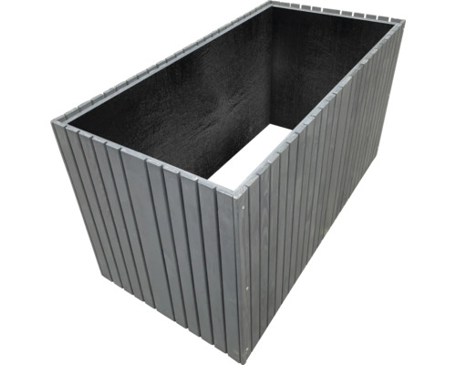 Obdĺžnikový drevený kvetináč do záhrady