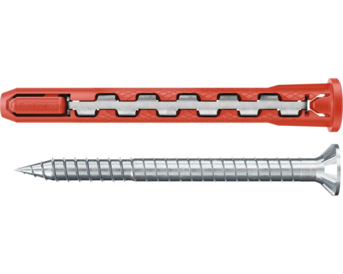 Sada kotiev Fischer HybridPower 10x90 T 4+4 ks hmoždinky a skrutky Hmoždinka Fischer DuoPower so skrutkou