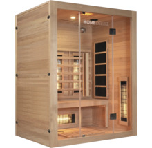 Infrasauna z dreva so sklenenými dverami