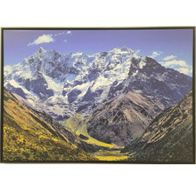 Nástenný obraz s horským motívom v ráme