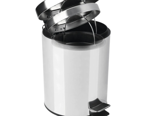 Kovový odpadkový kôš s vyberateľnou vnútornou nádobou