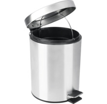 Kovový odpadkový kôš s otvoreným vekom