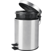 Nerezový pedálový kôš s otvoreným vekom