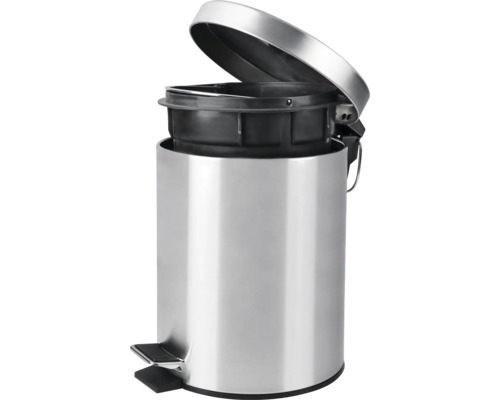 Nerezový pedálový kôš s otvoreným vekom