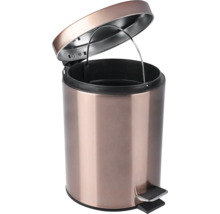 Kovový odpadkový kôš s otvoreným vekom