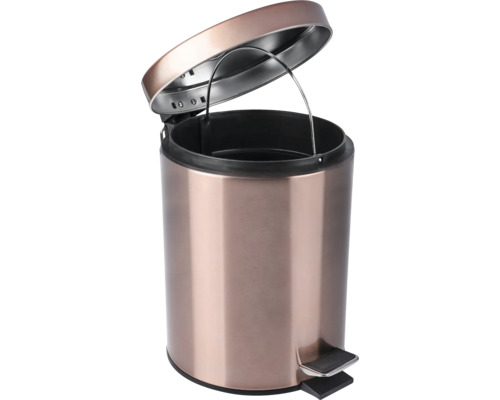 Kovový odpadkový kôš s otvoreným vekom