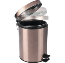 Kovový odpadkový kôš s otvoreným vekom