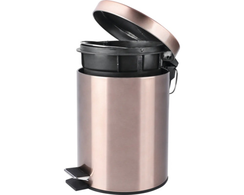 Kovový odpadkový kôš s vyberateľným vnútorným košom