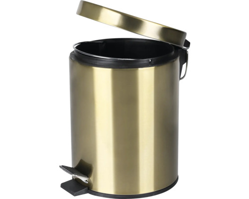 Kovový odpadkový kôš s pedálom a otvoreným vekom