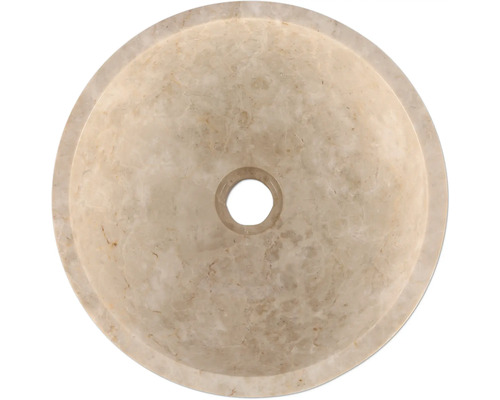 Guľaté umývadlo na dosku z prírodného kameňa