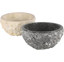 Dve kamenné misy z prírodného kameňa
