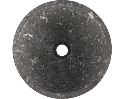 Okrúhle umývadlo na dosku z prírodného kameňa s odtokom