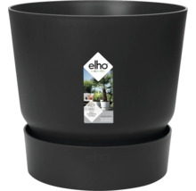 Čierny kvetináč so zavlažovacím systémom