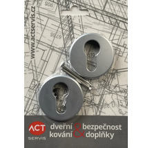 Kovanie dverí, rozetová súprava so skrutkami