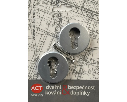 Kovanie dverí, rozetová súprava so skrutkami