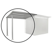 Voľne stojaci kovový prístrešok pre auto