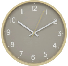 Okrúhle nástenné hodiny s ciferníkom a ukazovateľom času