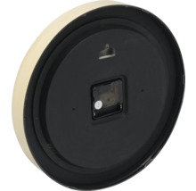 Zadná strana nástenných hodín so strojčekom a uchytením