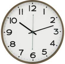 Okrúhle nástenné hodiny s ciferníkom a ukazovateľom času