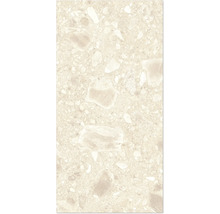 Detail dlaždice s teracovým vzorom.