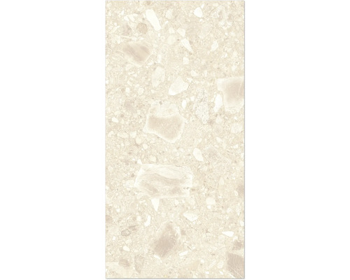 Detail dlaždice s teracovým vzorom.