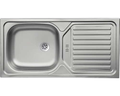 Nerezový drez s odkvapkávacou plochou