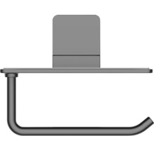 Držiak toaletného papiera s poličkou