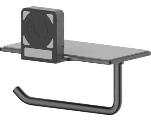 Držiak toaletného papiera s poličkou