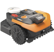 Robotická kosačka Worx s anténou RTK a technológiou VSLAM