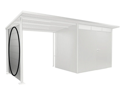 Bočná stena pre záhradný domček