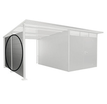 Úložný priestor s bočnou stenou z kovu