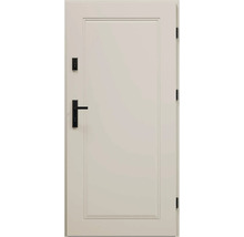 Biele interiérové dvere s čiernou kľučkou