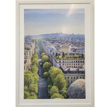 Zarámovaný obrázok s výhľadom na Paríž, Francúzsko
