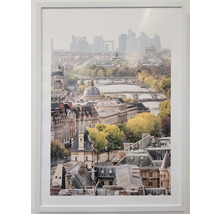 Nástenný obraz v ráme s výhľadom na Paríž