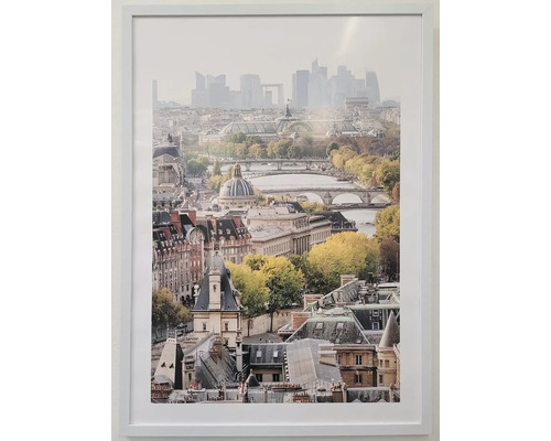 Nástenný obraz v ráme s výhľadom na Paríž