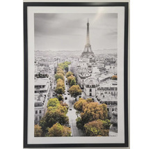Zarámovaný obraz s výhľadom na Paríž a Eiffelovu vežu