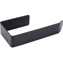 Čierny držiak papierových rolí na montáž na stenu