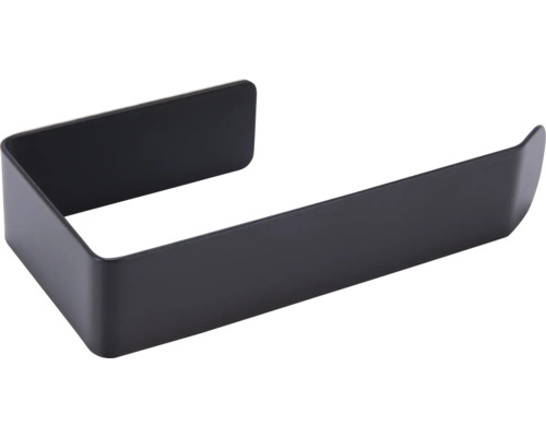 Čierny držiak papierových rolí na montáž na stenu