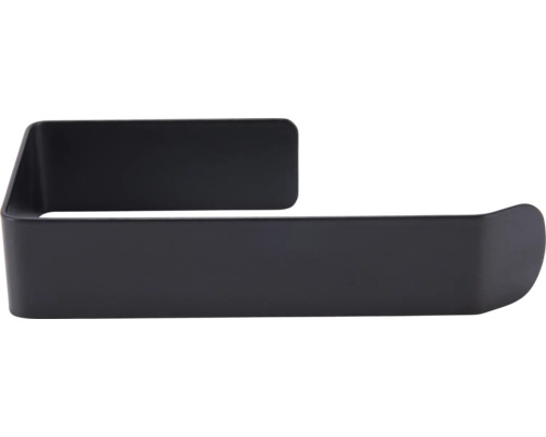 Čierny držiak na uteráky na montáž na stenu