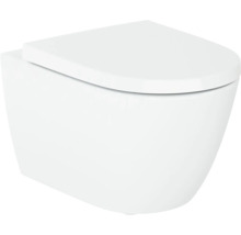 Závesné hlboké splachovacie WC s WC sedadlom