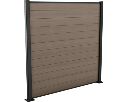 Drevený záhradný plot s rámom