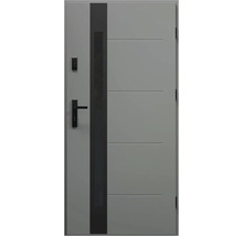 Moderné vchodové dvere s priamočiarym dizajnom a kľučkou